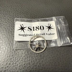 Bella Fizz NWT- .925 Sterling Silver, LabCreated Citrine Pendant. SRV $180 - #42